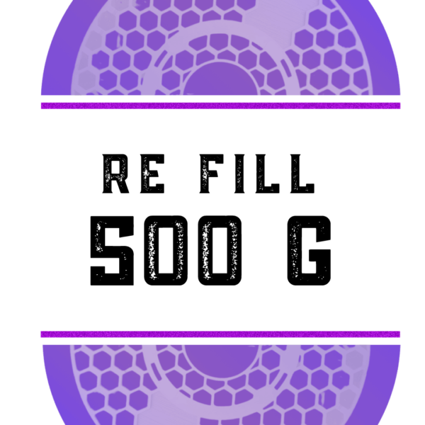 Tiquete Re FiLL-3D 500 gr marca fill 3D valido por 1 kilogramo de filamento PLA
