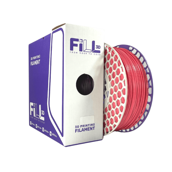 Filamento PLA 1.75 mm Color Rosado Rosa Pink sin aditivos Fill-3d